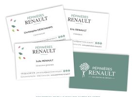 cartes de visite Pepinieres Renault